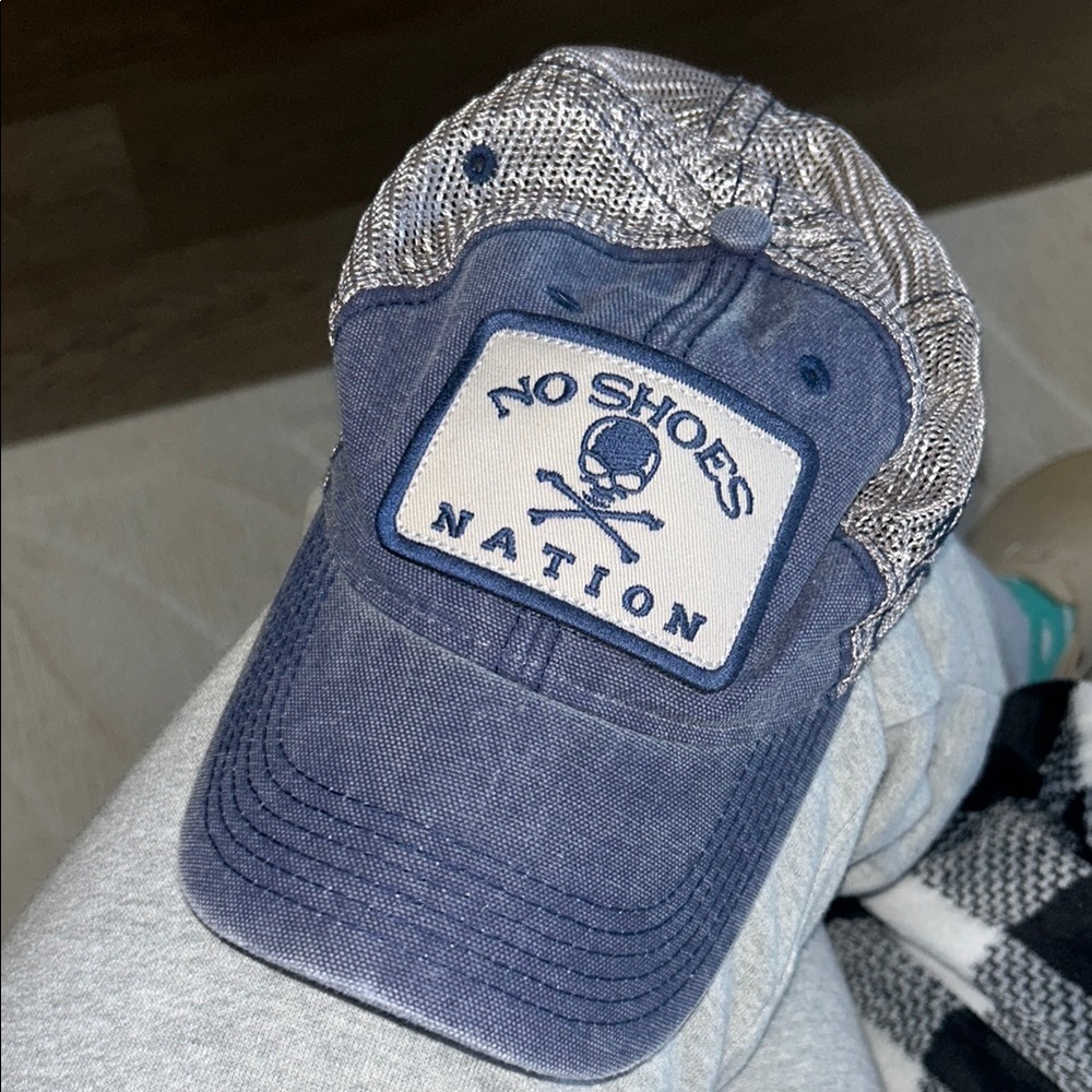 No Shoes Nation- Legacy Gray Mesh Cap